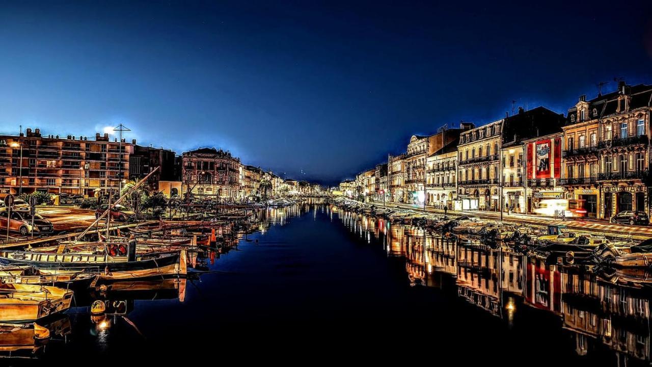Appartement Spacieux Avec Parking Gratuit Sète Dış mekan fotoğraf